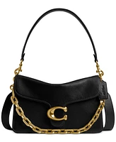 Coach Chain Tabby Leather Small Shoulder Bag