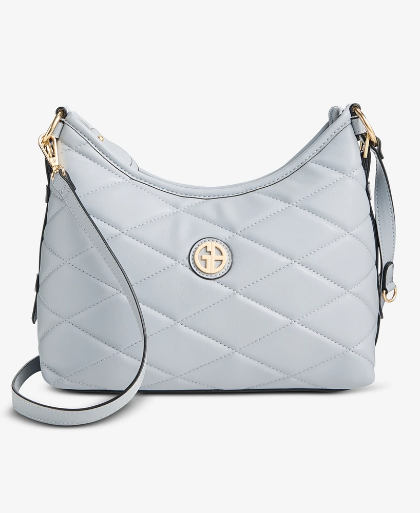 Giani Bernini Small Quilted Soft Shoulder Crossbody, Exclusively at Macy's