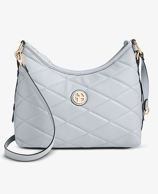 Giani Bernini Small Quilted Soft Shoulder Crossbody, Exclusively at Macy's
