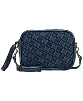 Patricia Nash Josie Woven Denim Small Crossbody