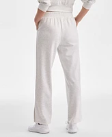 Id Ideology Women's Split-Leg Heather Sweatpants, Exclusively at Macy's