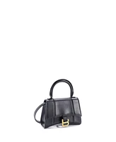 Pre-Owned Balenciaga Mini Hourglass Top Handle Bag Leather