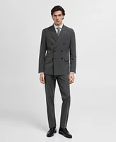 Mango Men's Slim-Fit Suit Pants