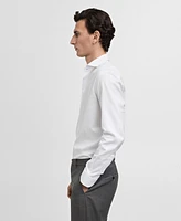 Mango Men's Eu Slim-Fit Cotton Dress Shirt