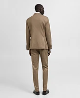 Mango Men's Prince Of Wales Slim-Fit Suit Blazer