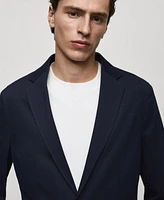 Mango Men's Eu Slim-Fit Cotton Blazer