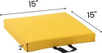 Bintiva Set of 6 Square Vinyl Floor Cushions