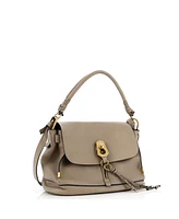 Pre-Owned Chloe Small Owen Flap Bag Leather