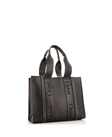 Pre-Owned Chloe Medium Woody Tote Leather