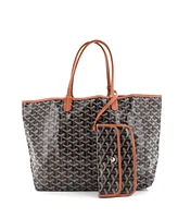 Pre-Owned Goyard Pm Saint Louis Tote Coated Canvas
