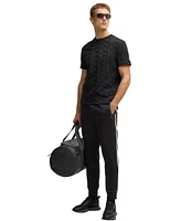 Boss by Hugo Men's Circle Jacquard Relaxed-Fit T-Shirt