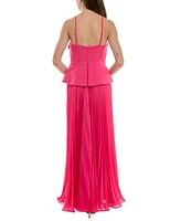 Taylor Women's Embellished Pleated-Skirt Sleeveless Gown