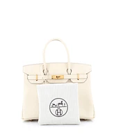 Pre-Owned HERMES Birkin 30 Handbag Light Epsom with Rose Gold Hardware
