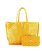Pre-Owned Goyard Pm Anjou Reversible Tote Coated Canvas