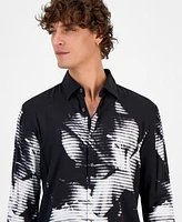 Hugo by Boss Men's Ermo Slim-Fit Floral Check Button-Down Shirt