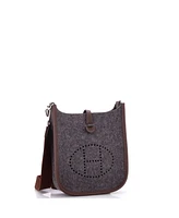 Pre-Owned HERMES Tpm Evelyne Bag Gen Iii Felt