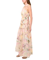 Parker Women's The Camille Watercolor-Print Tiered Dress