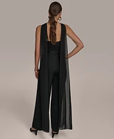 Donna Karan New York Women's Asymmetric-Neck Jumpsuit