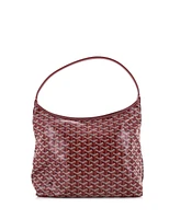 Pre-Owned Goyard Boheme Hobo Printed Coated Canvas