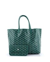 Pre-Owned Goyard Pm Saint Louis Tote Coated Canvas