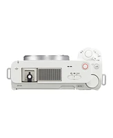 Sony Alpha Zv-E1 Full-frame Mirrorless Vlog Camera (Ilczv-E1/B, White) Bundle