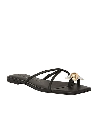 Katy Perry Women's Camie Flower Slip-On Flat Sandals