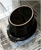 Elite Cuisine 8.5 Quart Stainless Steel Programmable Slow Cooker with locking lid