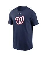 Nike Men's Navy Washington Nationals Large Logo T-Shirt