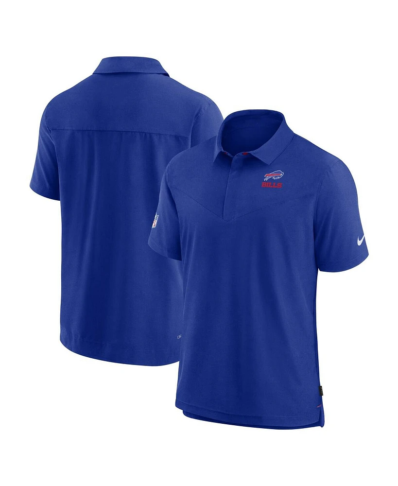 Nike Men's Royal Buffalo Bills 2022/23 Sideline Lockup Performance Polo