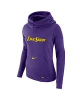 Nike Women's Purple Los Angeles Lakers 2024/25 City Edition Essential Club Pullover Hoodie