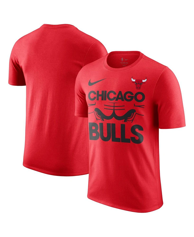 Nike Men's  Red Chicago Bulls Courtside This Is Our Year T-Shirt