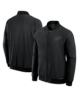 Fanatics Men's Black Detroit Red Wings Authentic Pro Road Full-Zip Bomber Jacket