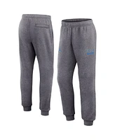 Jordan Men's Heather Gray Ucla Bruins Primetime Club Fleece Jogger Pants