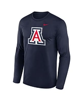 Nike Men's Navy Arizona Wildcats Primetime Primary Legend Long Sleeve T-Shirt