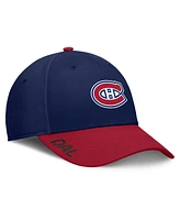 Fanatics Men's Navy/Red Montreal Canadiens Authentic Pro Rink Flex Hat