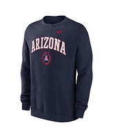 Nike Men's Navy Arizona Wildcats Arched Seal Pullover Sweatshirt