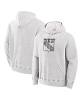 Fanatics Men's Cream New York Rangers Made Canada Pullover Hoodie