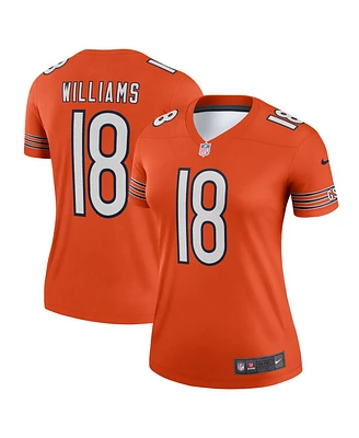 Nike Women's Caleb Williams Orange Chicago Bears Alternate Legend Player Performance Top