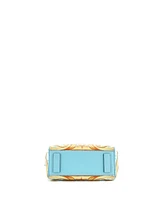 Pre-Owned Versace Medium x Fendi Fendace La Medusa Top Handle Bag Printed Laminated Leather with Leather