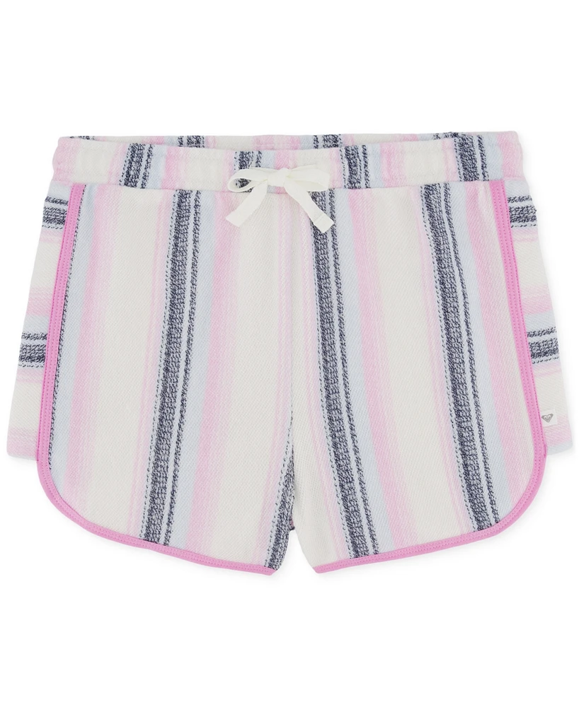 Roxy Big Girls Daydreamin Striped Terry Shorts