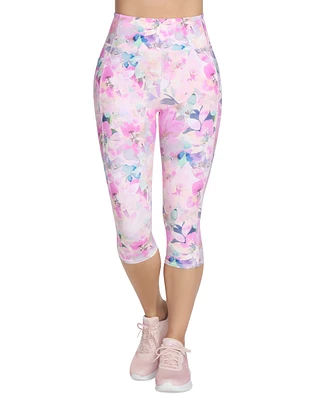 Skechers Women's Go Walk Seascape Floral Capri Leggings