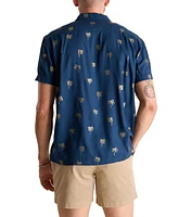 Chubbies Men's The Golden Palm Short Sleeve Tree Print Camp Shirt