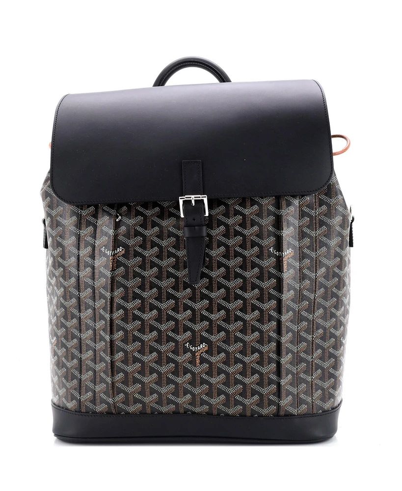 Pre-Owned Goyard Mm Alpin Backpack Coated Canvas