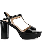 Journee Collection Women's Nalie T-Strap Platform Dress Sandals