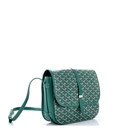 Pre-Owned Goyard Mm Belvedere Ii Messenger Bag Coated Canvas