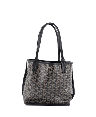 Pre-Owned Goyard Mini Anjou Reversible Tote Coated Canvas