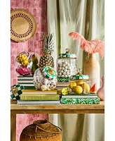 Mackenzie-Childs Emerald Check Kitchen Canister