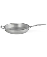 Le Creuset Classic Stainless Steel Round Frying Pan, 11"
