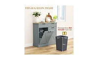 Kitchen Storage Cabinet Space-Saving Organizer for Dishes, Pantry, and Kitchen Essentials