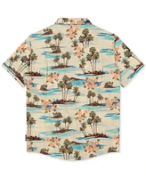 Quiksilver Big Boys Scenic Classic Woven Cotton Shirt